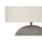 Monarch Specialties Lighting, 20 in.H, Table Lamp, Grey Concrete, Ivory / Cream Shade, Contemporary I 9626 - alternate 2